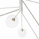 Candelabre, Lustre - Lustra dimabila design LUX cu 7 brate Topaz nickel
