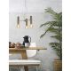 Candelabre, Lustre - Lustra design minimalist cu 3 surse de lumina Cannes gold, S