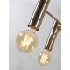 Candelabre, Lustre - Lustra design minimalist cu 3 surse de lumina Cannes gold, S