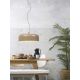 Pendule, Lustre suspendate - Lustra design nordic Marseille sand, 48,5cm