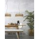 Pendule, Lustre suspendate - Lustra design nordic Marseille sand, 48,5cm