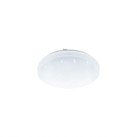 Plafoniere - Plafoniera LED dimabila cu telecomanda FRANIA-A cu efect de cristal alb, 30cm