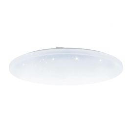 Plafoniere - Plafoniera LED dimabila cu telecomanda FRANIA-A cu efect de cristal alb, 57cm