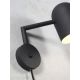 Aplice, corpuri de iluminat pentru pereti - Aplica de perete design nordic Marseille black