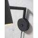 Aplice, corpuri de iluminat pentru pereti - Aplica de perete design nordic Marseille black