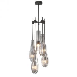 Candelabre, Lustre - Lustra cu 5 brate design LUX Bellano L bronz