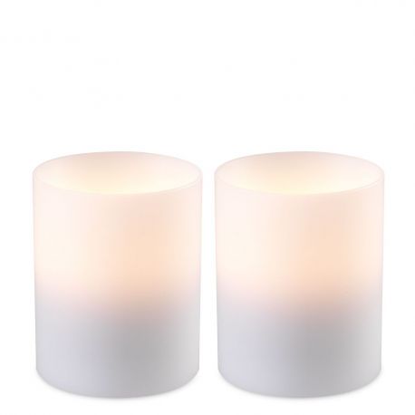 Parfumuri de camera, Idei cadouri, Obiecte decorative - Set de 2 lumanari artificiale H-12 cm
