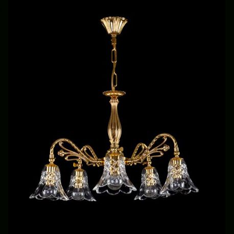 Lustre Cristal Bohemia - Lustra suspendata deosebita design LUX TULIP 08-CH