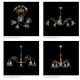 Lustre Cristal Bohemia - Lustra suspendata deosebita design LUX TULIP 08-CH