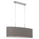 Lustra suspendata design modern PASTERI maro antracit