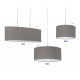 Pendule, Lustre suspendate - Lustra suspendata design modern PASTERI maro antracit