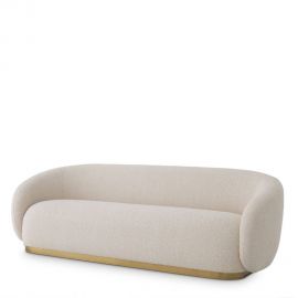Canapele - Canapea design LUX Brice boucle crem