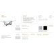 Mese dining - Masa eleganta design modern Ruby, 220x95cm