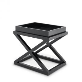 Masute Living - Masuta laterala design modern McArthur negru 61x48cm