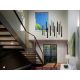 Candelabre, Lustre - Lustra LED dimabila design modern Varas negru/auriu