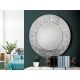 Oglinzi - Oglinda decorativa AURORA ROUND 100cm, argintie