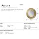 Oglinzi - Oglinda decorativa AURORA ROUND 100cm, auriu