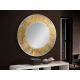 Oglinzi - Oglinda decorativa AURORA ROUND 100cm, auriu