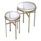Masute Living - Set de 2 masute laterale design LUX Hoxton alama