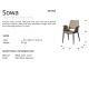Scaune - Scaun design modern Sowa bej