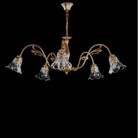 Lustre Cristal Bohemia - Lustra suspendata deosebita design LUX TULIP 07-CH