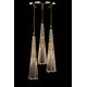Lustre Cristal Bohemia - Lustra cu 3 pendule cristal Bohemia design LUX AMADEUS 02-CH
