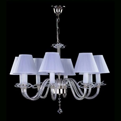 Lustre Cristal Bohemia - Candelabru LUX 8 brate design modern ORBIT 01-CH