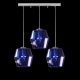 Lustre Cristal Bohemia - Lustra cu 3 pendule design LUX NIGHT SKY 07-CH