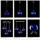 Lustre Cristal Bohemia - Lustra cu 3 pendule design LUX NIGHT SKY 06-CH