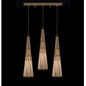 Lustra cu 3 pendule cristal Bohemia design LUX AMADEUS 03-CH