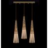Lustra cu 3 pendule cristal Bohemia design LUX AMADEUS 03-CH