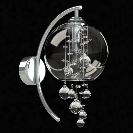 Aplice, corpuri de iluminat pentru pereti - Aplica moderna Vision design LUX Cristal Bohemia Exclusive ALIA 01 A – WL