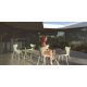 Seturi scaune, HoReCa - Set de 4 scaune de exterior / interior design modern premium Love