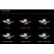 Lustre Cristal Bohemia - Lustra moderna Vision decorata cu fluturi si cristale Exclusive PAPILLON 03 – CH