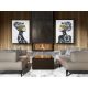 Tablouri - Tablou de perete decorativ canvas Perfil II, 90x120cm