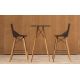 Scaune Bar - Set 4 scaune de bar de interior design modern premium FAZ CHAIR counter lemn