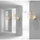 Aplice Cristal Bohemia - Aplica moderna Vision, design elegant CALICEM 02 - WL