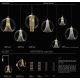 Aplice Cristal Bohemia - Aplica moderna Vision, design elegant CALICEM 01 - WL