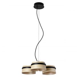 Pendule, Lustre suspendate - Lustra LED dimabila design deosebit LOOP frasin