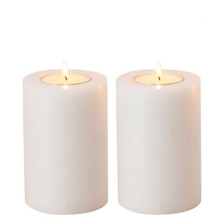 Parfumuri de camera, Idei cadouri, Obiecte decorative - Set de 2 lumanari artificiale H-15cm