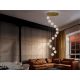 Corpuri de iluminat Lustre pentru casa scarii - Lustra casa scarii cu 14 pendule LED design modern Austral