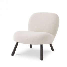Scaune - Scaun design LUX Blush boucle crem