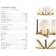 Candelabre, Lustre - Candelabru 10 brate design modern Fortano