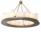 Candelabre, Lustre - Lustra cu telecomanda design LUX Commodore alama