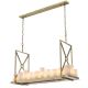 Pendule, Lustre suspendate - Lustra suspendata cu telecomanda Commodore alama