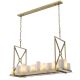 Pendule, Lustre suspendate - Lustra suspendata cu telecomanda Commodore alama