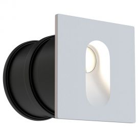 Spoturi - Spot LED incastrabil iluminat trepte scara exterior, IP44 Via Urbana alb