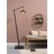 Lampadare - Lampadar din bambus KALIMANTAN orizontal S negru, 44cm
