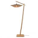 Lampadar din bambus KALIMANTAN orizontal S natur, 60cm