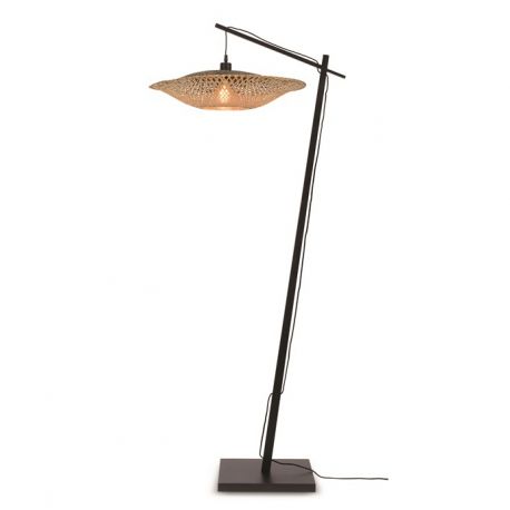 Lampadare - Lampadar din bambus KALIMANTAN orizontal S negru, 60cm